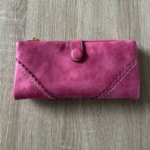 NWOT … LADY BEI BEI Elegant Pink Clutch Wallet